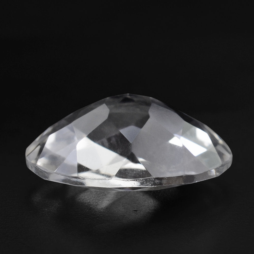 CRYSTAL CHECKER CUT OVAL 14X10MM 4.69 Cts.