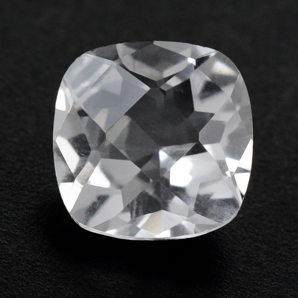 CRYSTAL CHECKER CUT CUSHION 6MM 0.86 Cts.