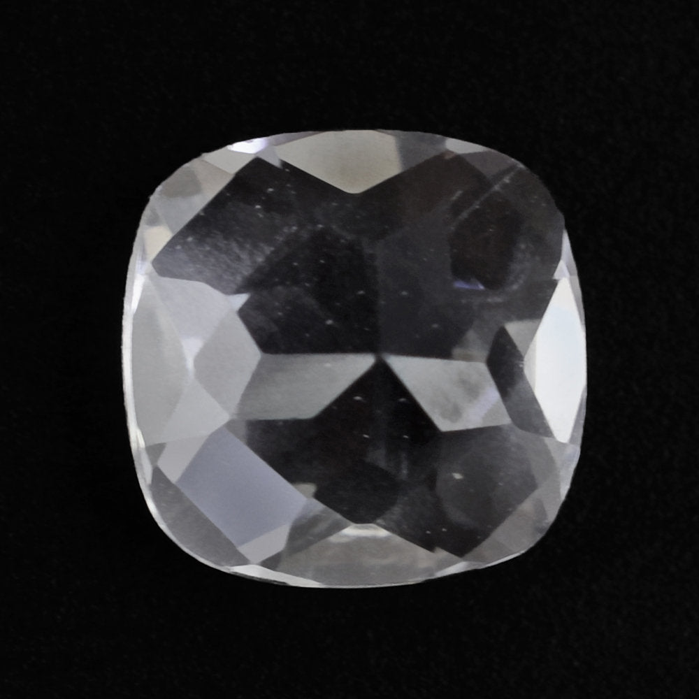 CRYSTAL CHECKER CUT CUSHION 6MM 0.86 Cts.