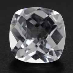 CRYSTAL CHECKER CUT CUSHION 10MM 3.70 Cts.