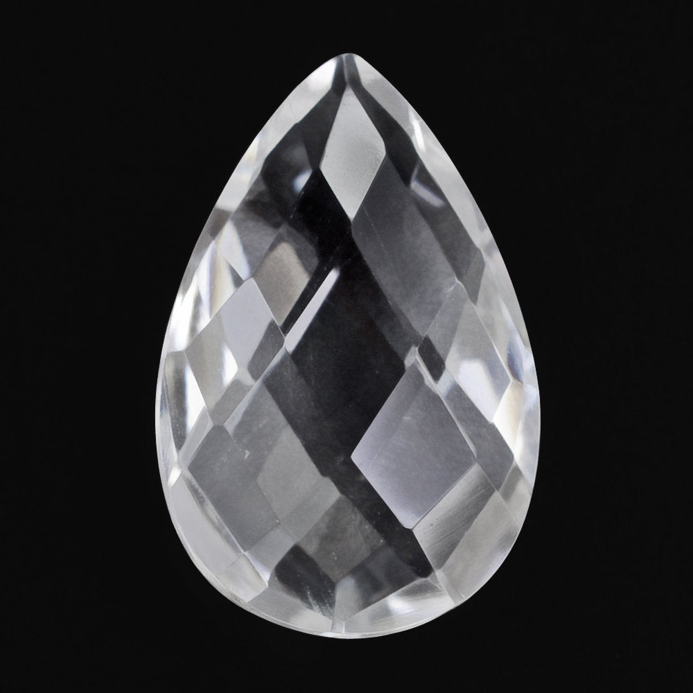 CRYSTAL BRIOLETTE PEAR 14X9MM 3.71 Cts.