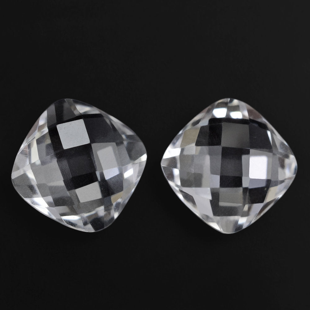 CRYSTAL BRIOLETTE CUSHION 10MM 3.82 Cts.