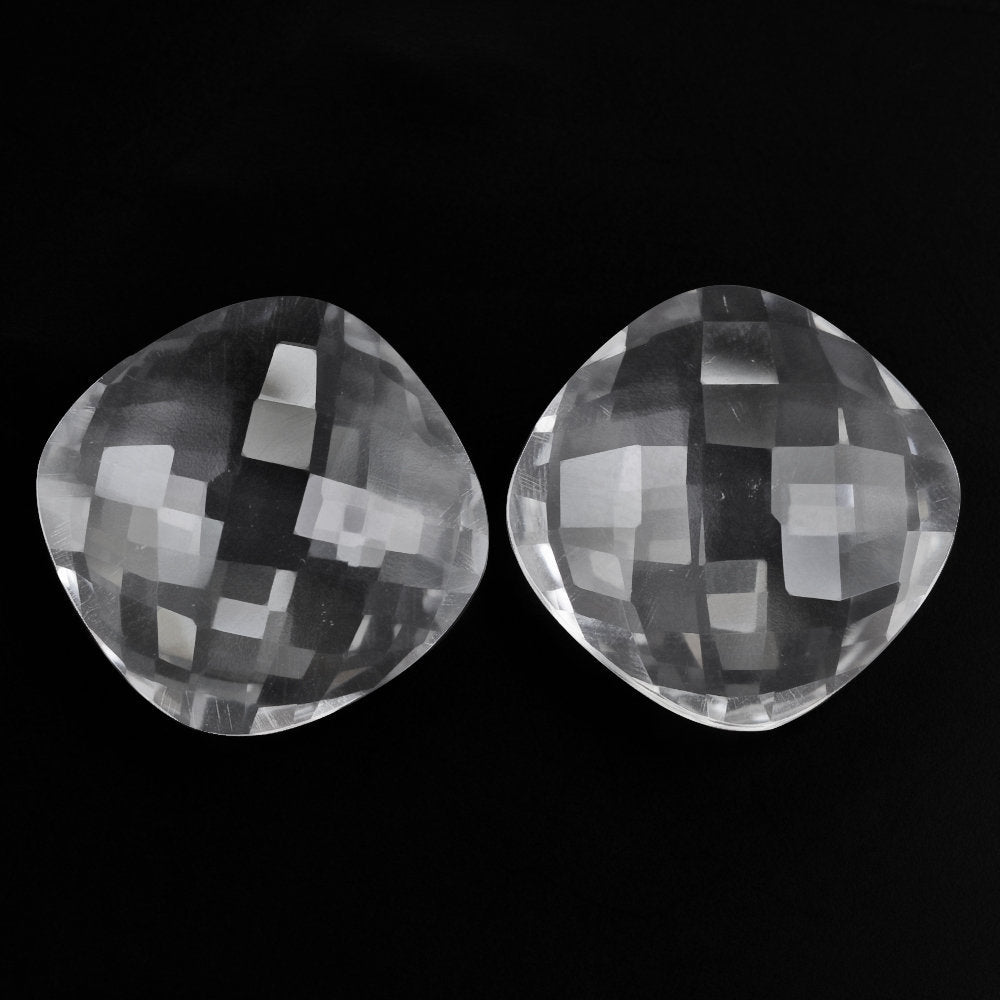 CRYSTAL BRIOLETTE CUSHION 20MM 22.35 Cts.