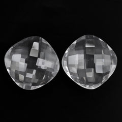 CRYSTAL BRIOLETTE CUSHION 20MM 22.35 Cts.