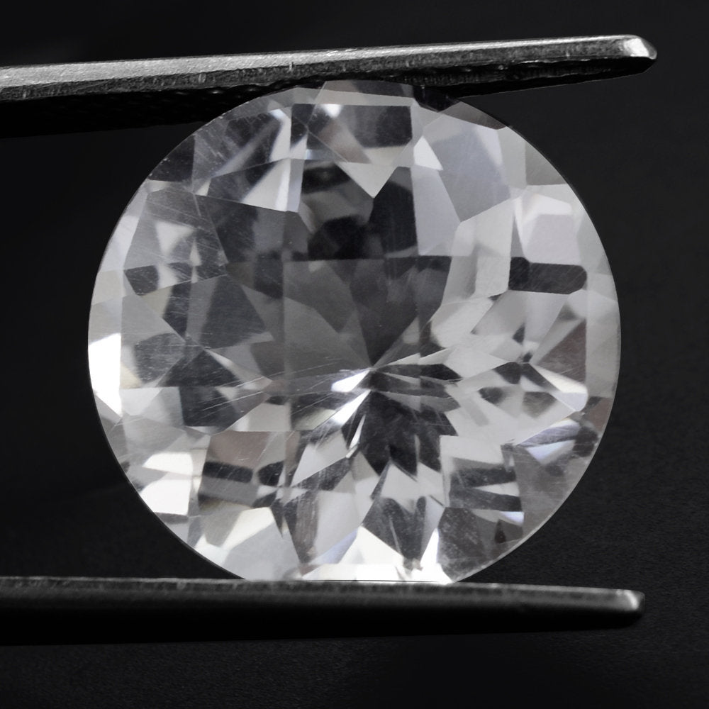 CRYSTAL CHECKER CUT ROUND 16MM 12.04 Cts.