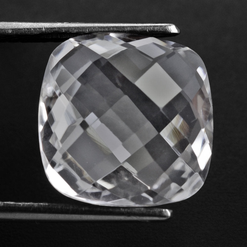 CRYSTAL BRIOLETTE CUSHION 14MM 8.65 Cts.