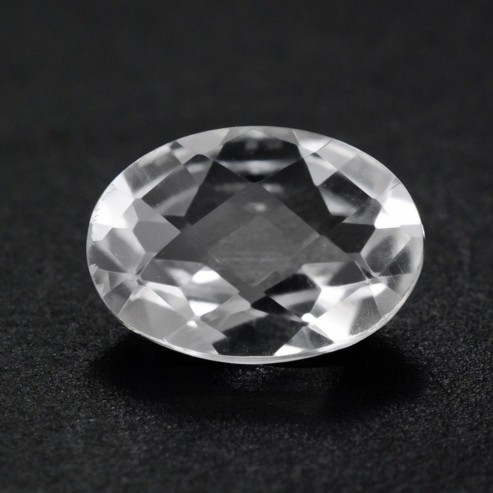 CRYSTAL CHECKER CUT OVAL 7X5MM 0.64 Cts.