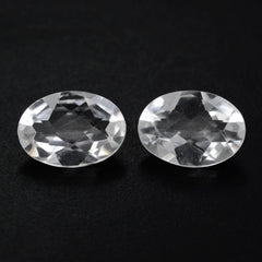 CRYSTAL CHECKER CUT OVAL 7X5MM 0.64 Cts.
