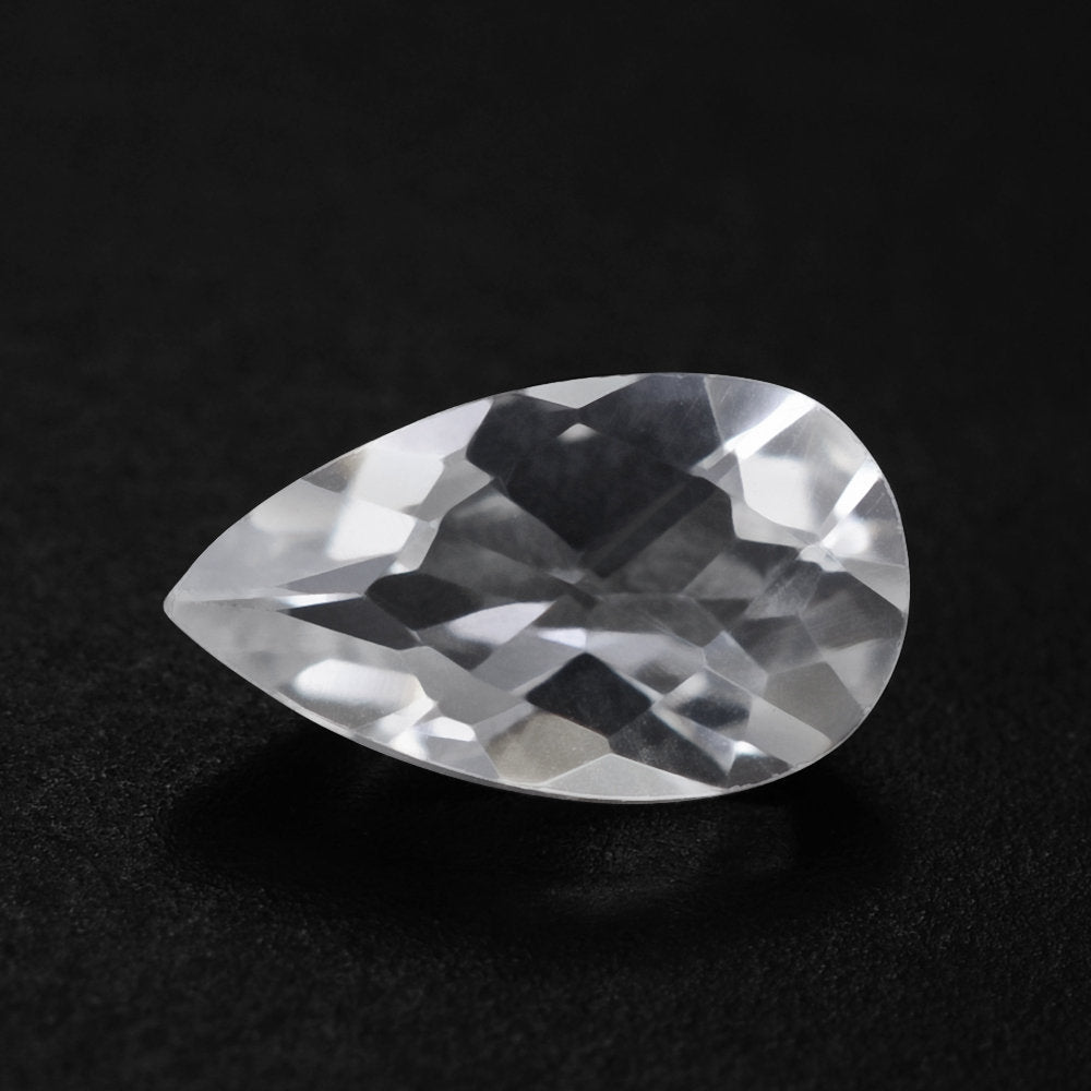 CRYSTAL CHECKER CUT PEAR 7X4MM 0.47 Cts.