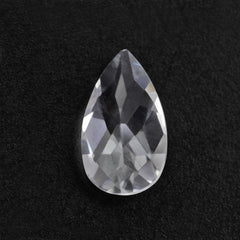 CRYSTAL CHECKER CUT PEAR 7X4MM 0.47 Cts.