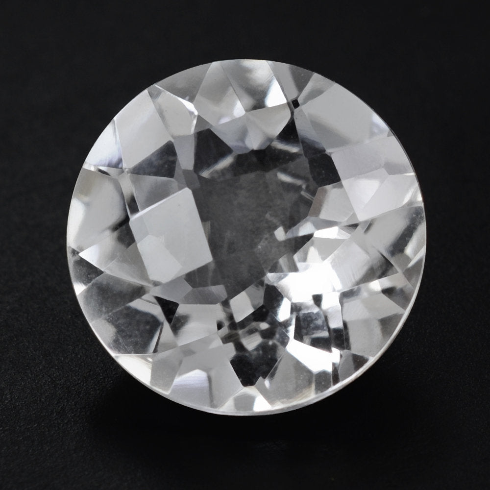 CRYSTAL CHECKER CUT ROUND 11MM 4.43 Cts.