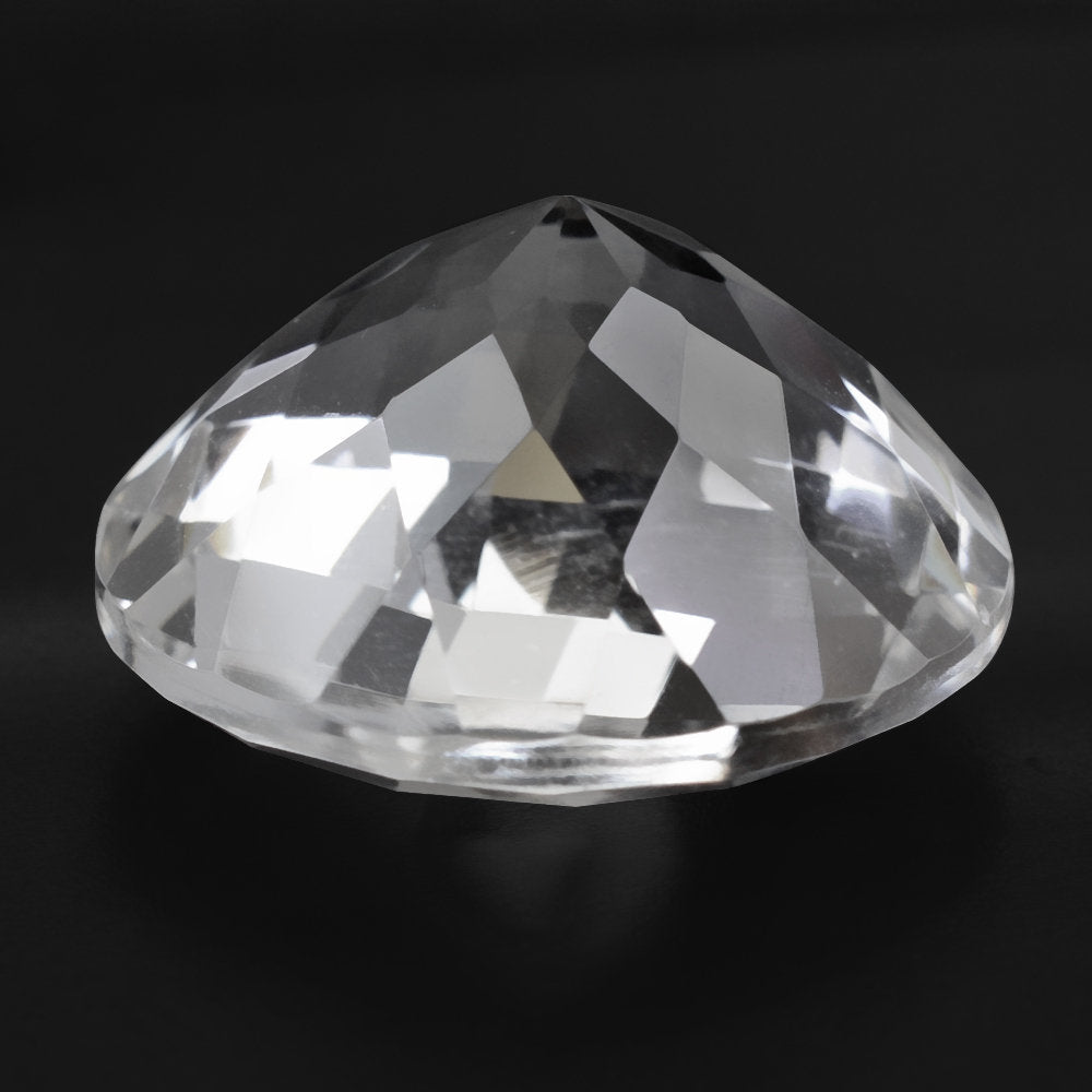 CRYSTAL CHECKER CUT ROUND 18MM 18.17 Cts.