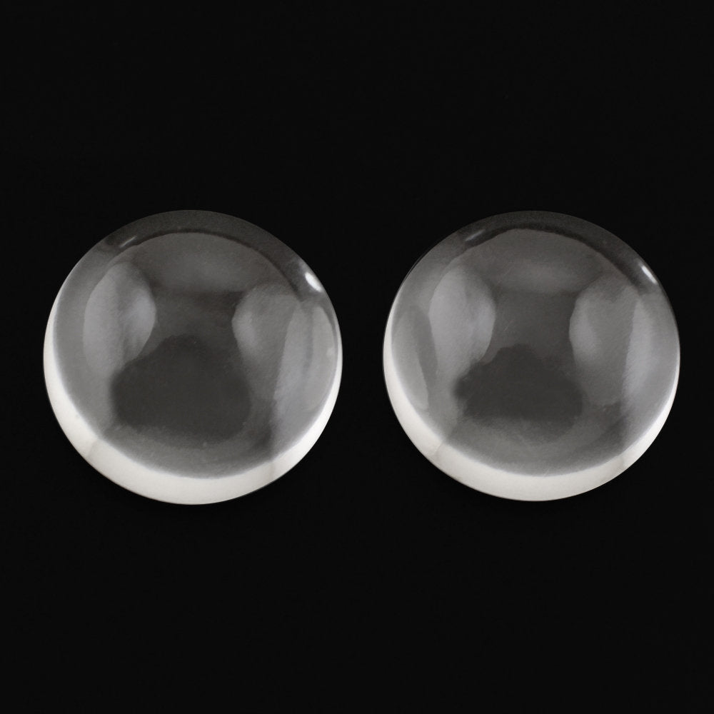 CRYSTAL ROUND CAB 14MM 10.23 Cts.