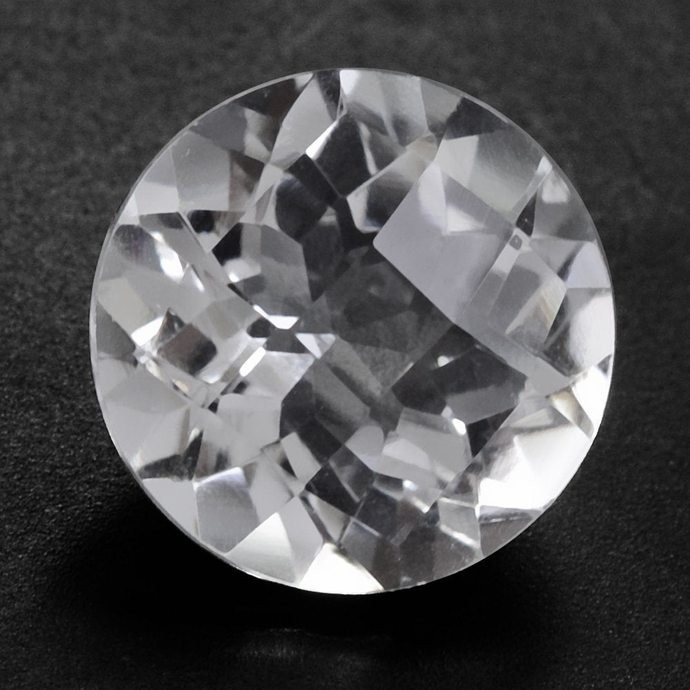 CRYSTAL CHECKER CUT ROUND 11MM 4.51 Cts.