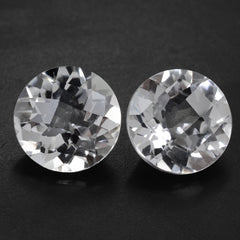 CRYSTAL CHECKER CUT ROUND 11MM 4.51 Cts.
