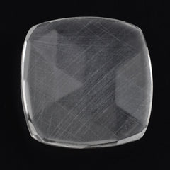 CRYSTAL ROSE CUT CUSHION CAB WITH FROSTED BOTTOM (FLAT) 18MM 11.86 Cts.