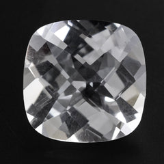 CRYSTAL CHECKER CUT CUSHION 10MM 6.11 Cts.