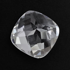 CRYSTAL CHECKER CUT CUSHION 10MM 6.11 Cts.