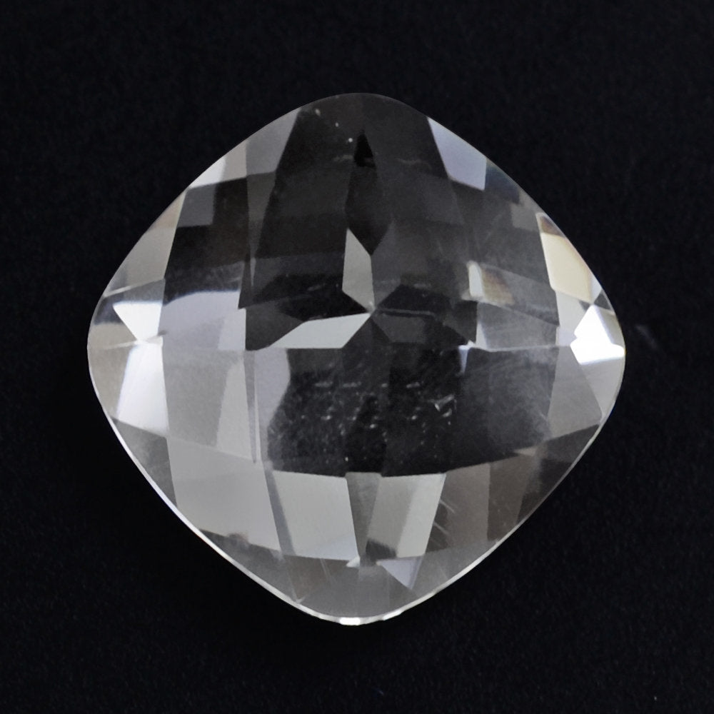 CRYSTAL CHECKER CUT CUSHION 9MM 2.67 Cts.