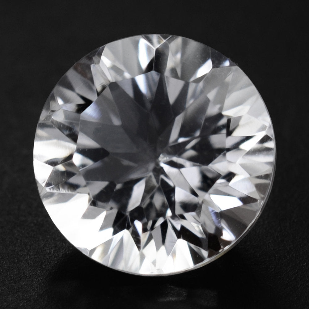 CRYSTAL CONCAVE CUT ROUND 9MM 2.62 Cts.