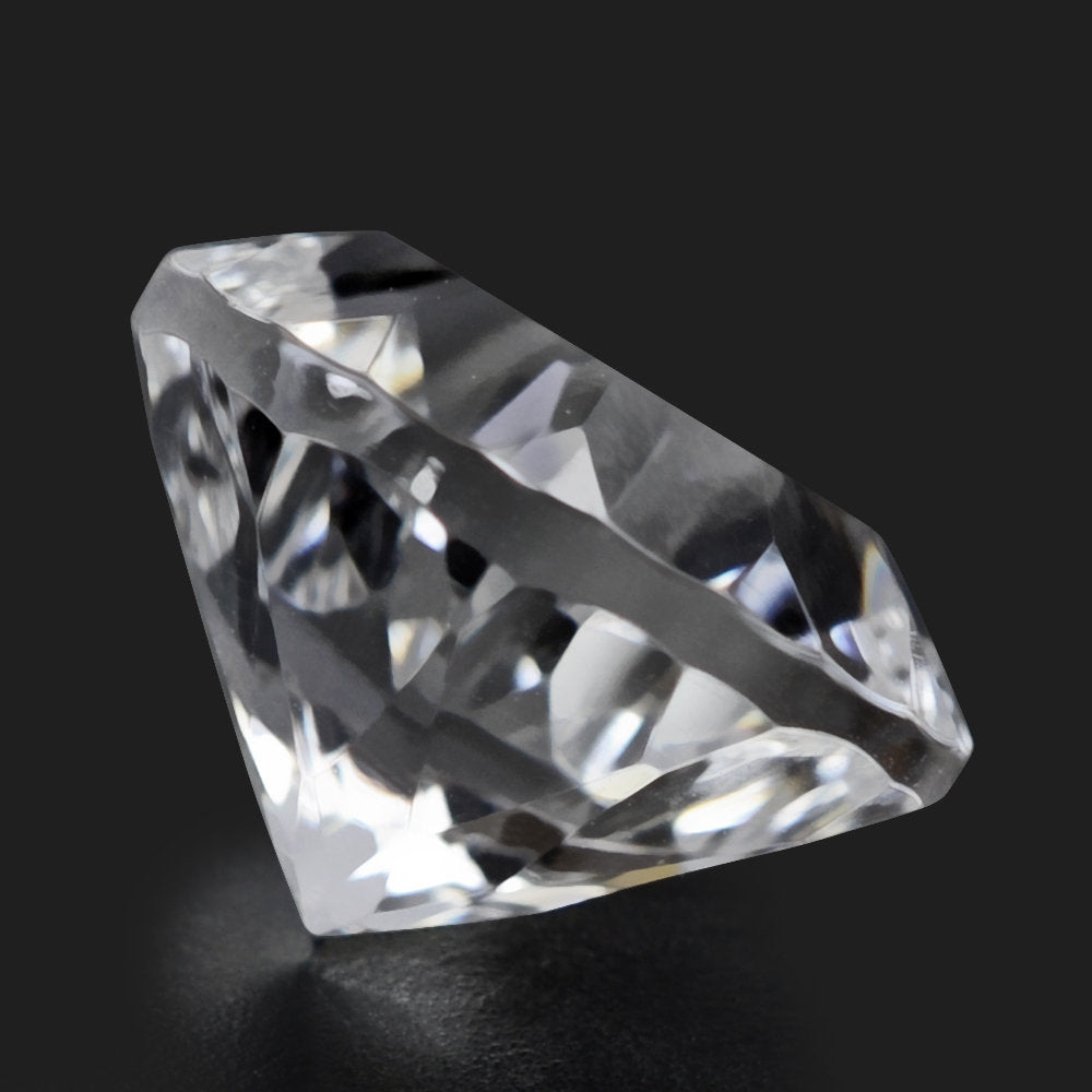 CRYSTAL CONCAVE CUT ROUND 9MM 2.62 Cts.