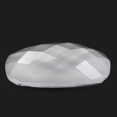 CRYSTAL CHECKER CUSHION CAB WITH FROSTED BOTTOM 16MM 7.15 Cts.