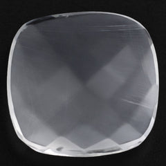 CRYSTAL CHECKER CUSHION CAB WITH FROSTED BOTTOM 16MM 7.15 Cts.