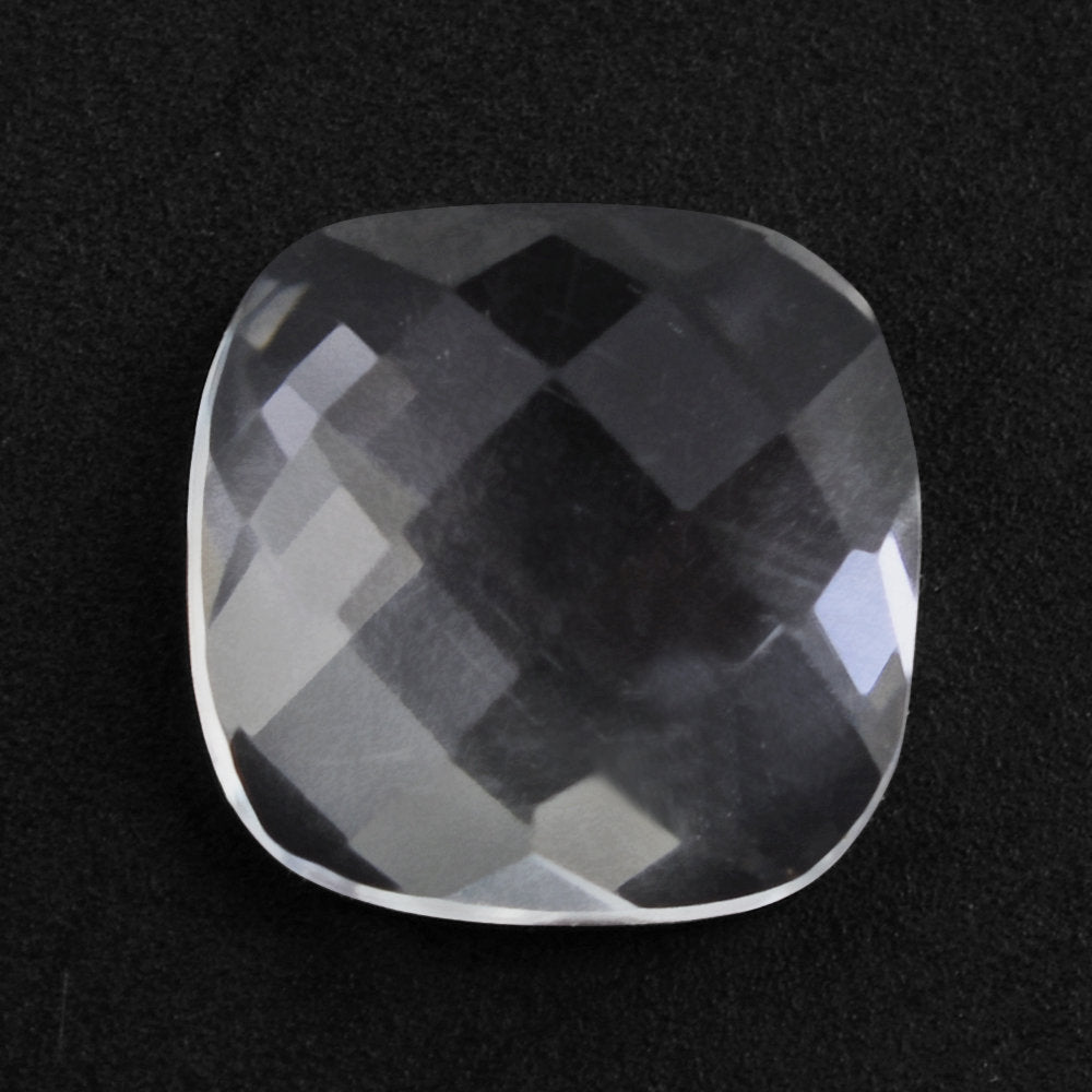 CRYSTAL CHECKER CUSHION CAB 8MM 2.20 Cts.