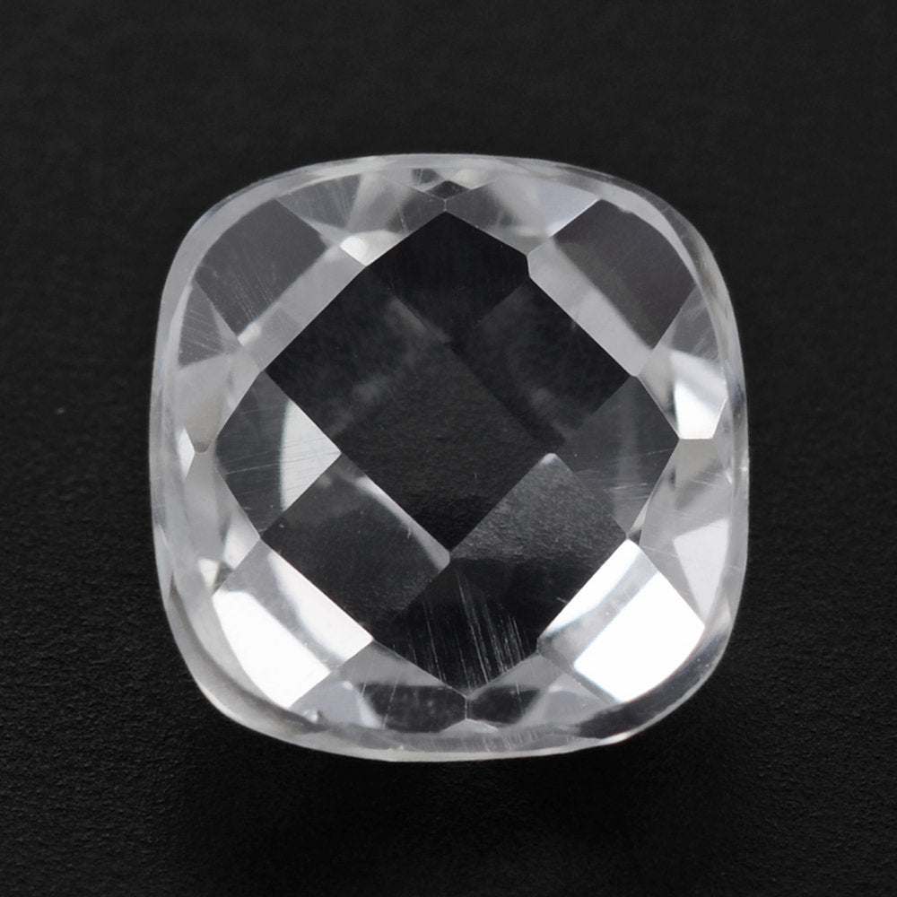 CRYSTAL CHECKER CUSHION CAB 8MM 2.20 Cts.