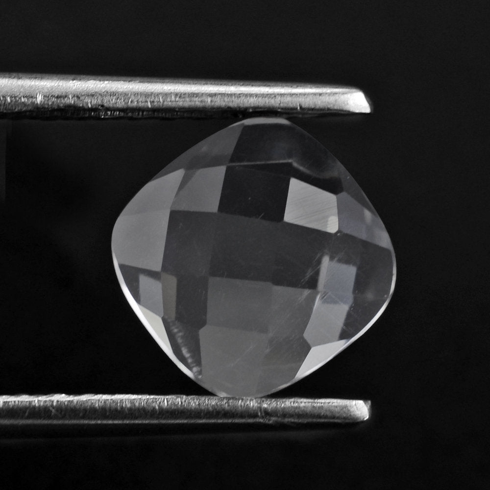 CRYSTAL CHECKER CUSHION CAB 8MM 2.20 Cts.