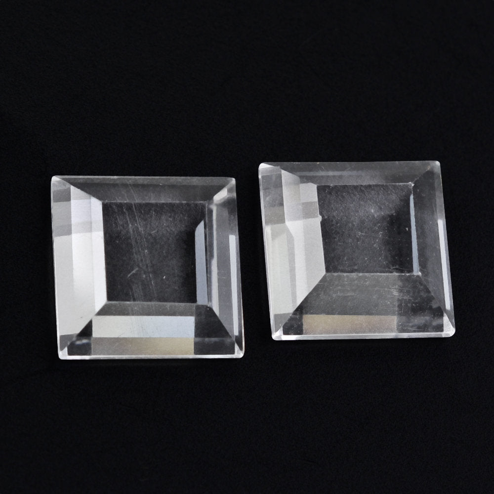 CRYSTAL SQUARE PLATES 8MM 1.89 Cts.