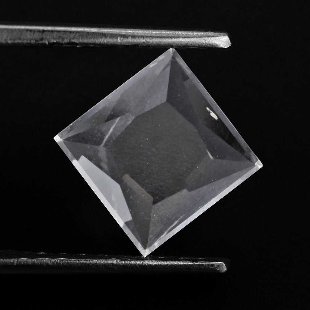 CRYSTAL PRINCESS CUT SQUARE PLATES 8MM 2.83 Cts.