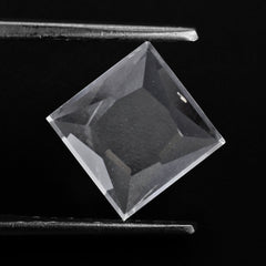 CRYSTAL PRINCESS CUT SQUARE PLATES 8MM 2.83 Cts.