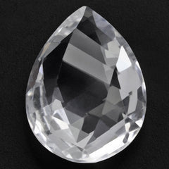 CRYSTAL TWISTED BRIOLETTE PEAR (DES#36) 16X12MM 7.66 Cts.