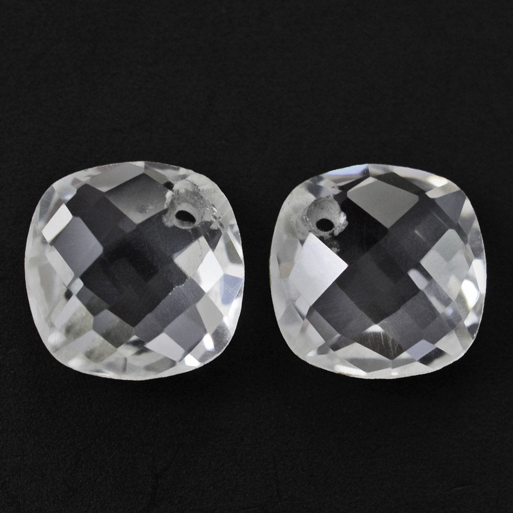 CRYSTAL BRIOLETTE CUSHION (FULL DRILL) 8MM 1.85 Cts.