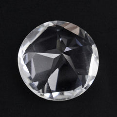 CRYSTAL PENTAGON ROUND WITH STAR CUT BACK (DES#43) 10MM 3.61 Cts.