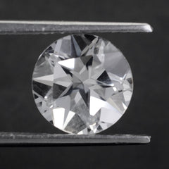 CRYSTAL PENTAGON ROUND WITH STAR CUT BACK (DES#43) 10MM 3.61 Cts.