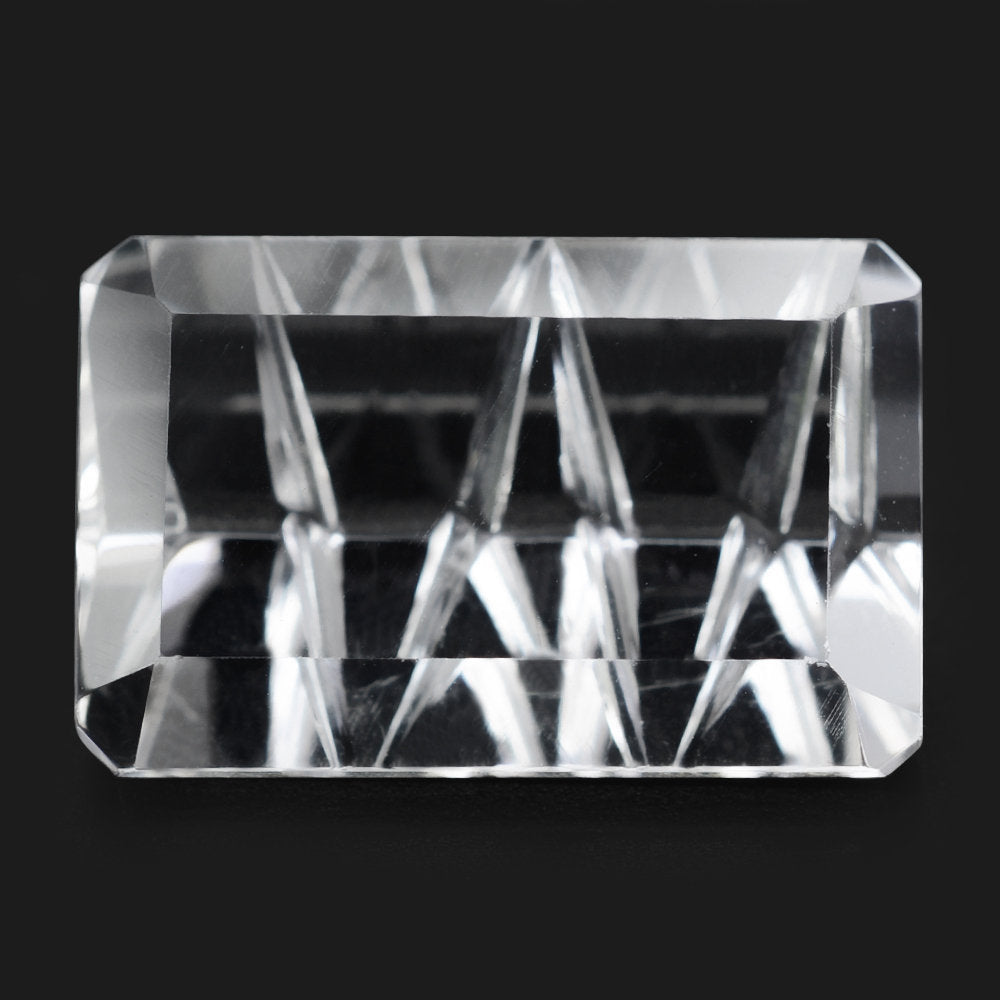 CRYSTAL CONCAVE LIGHTENING CUT OCTAGON (DES#99) 14X9MM 5.71 Cts.
