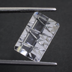 CRYSTAL CONCAVE LIGHTENING CUT OCTAGON (DES#99) 14X9MM 5.71 Cts.