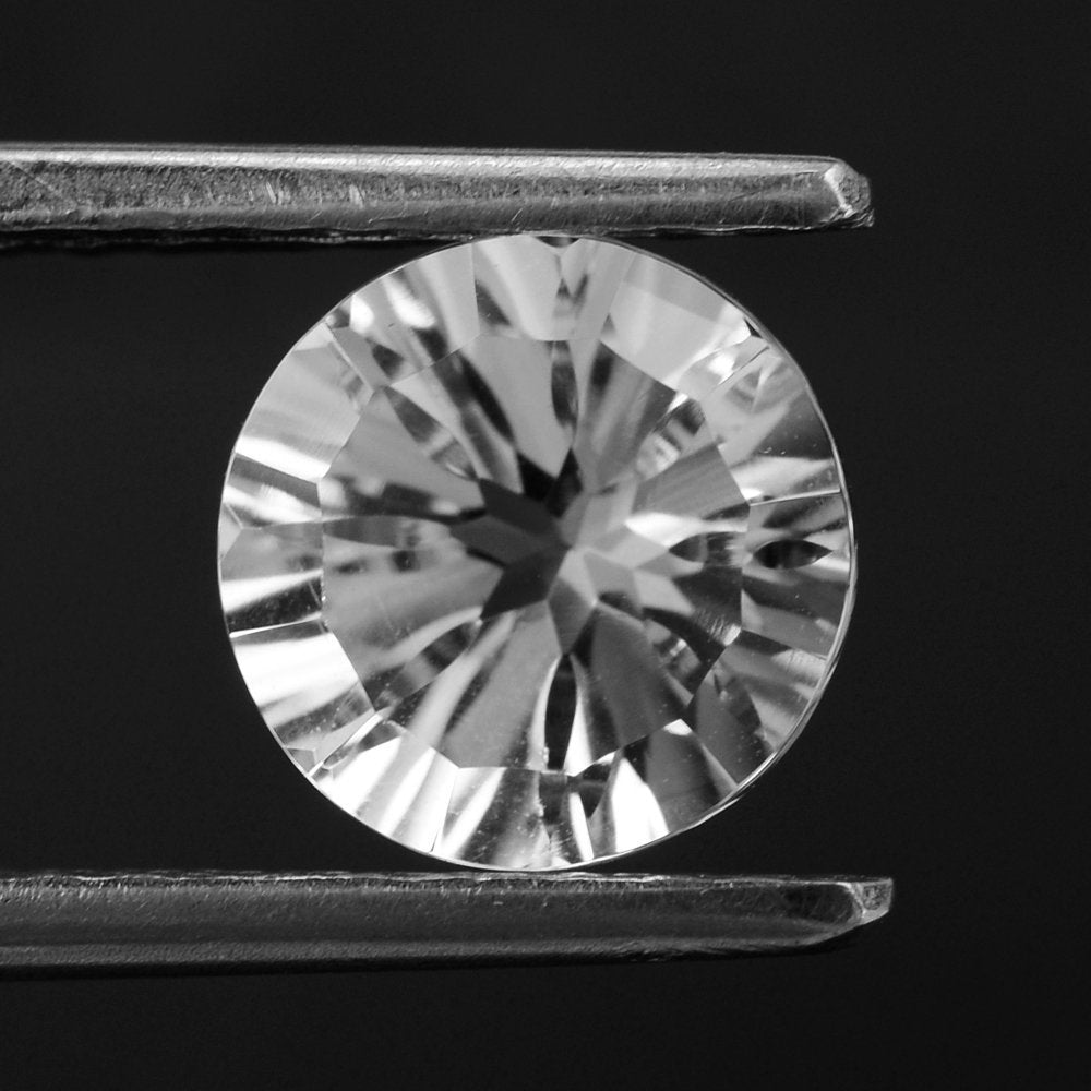 CRYSTAL CONCAVE SPLENDOR CUT ROUND (DES#75) 8MM 1.88 Cts.