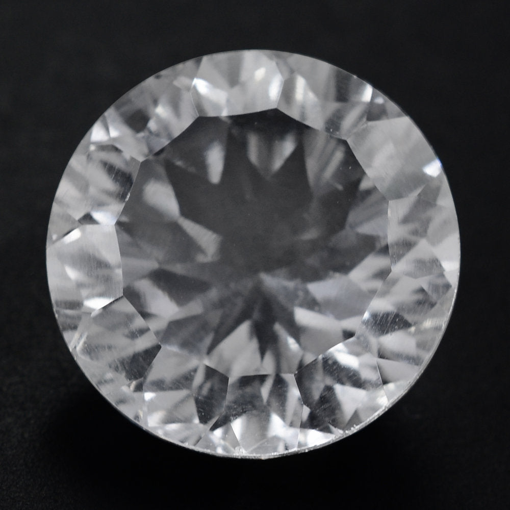 CRYSTAL CONCAVE CUT ROUND 12MM 6.03 Cts.