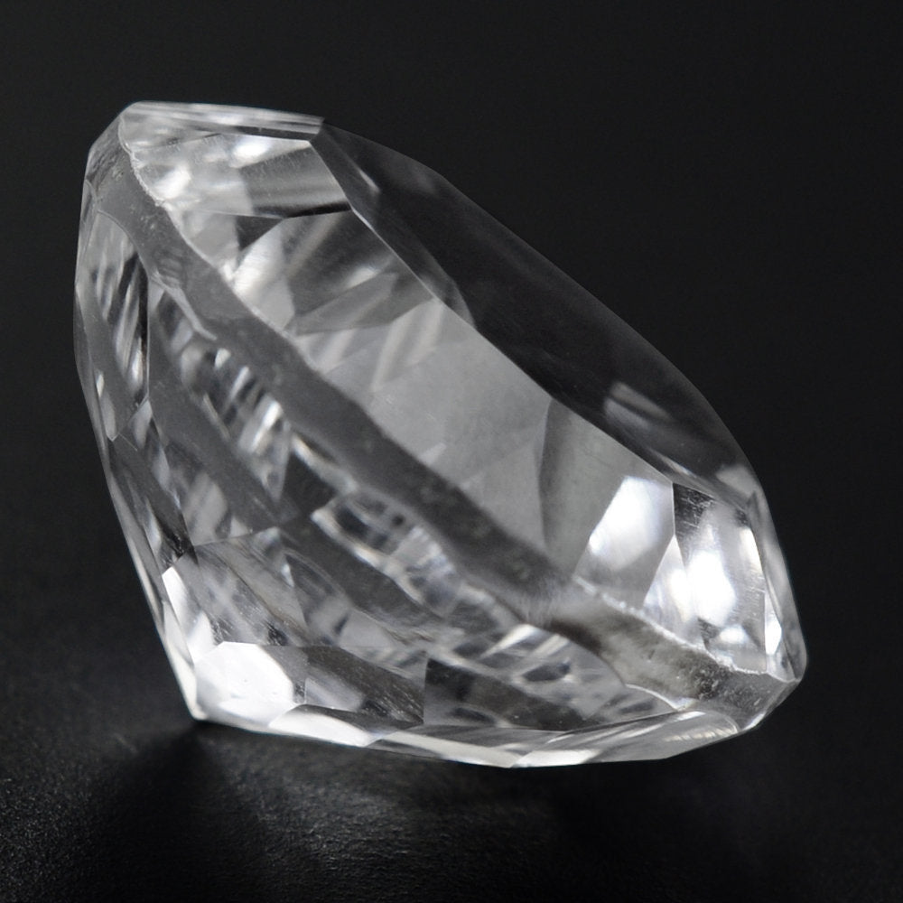 CRYSTAL CONCAVE CUT ROUND 12MM 6.03 Cts.
