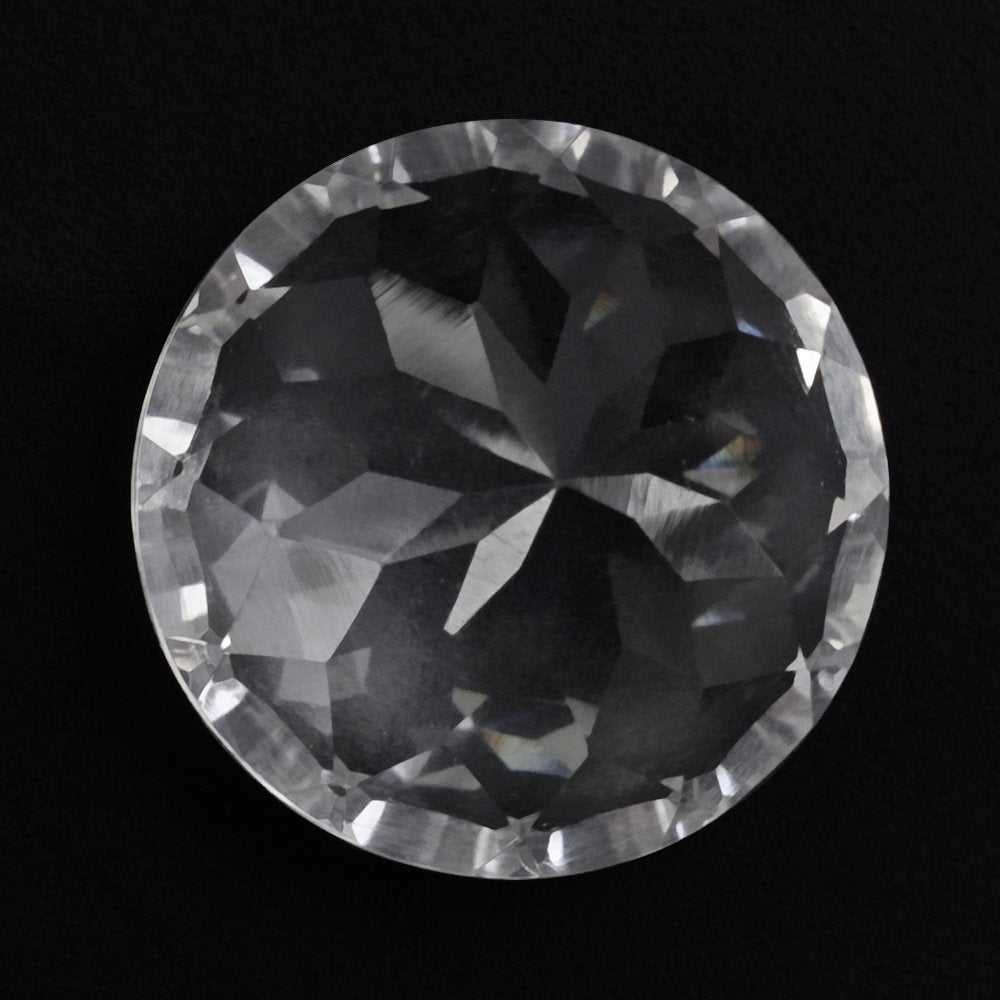 CRYSTAL CONCAVE CUT ROUND 12MM 6.03 Cts.
