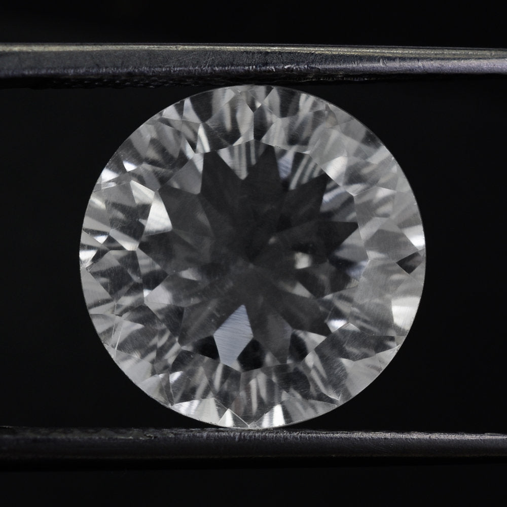 CRYSTAL CONCAVE CUT ROUND 12MM 6.03 Cts.