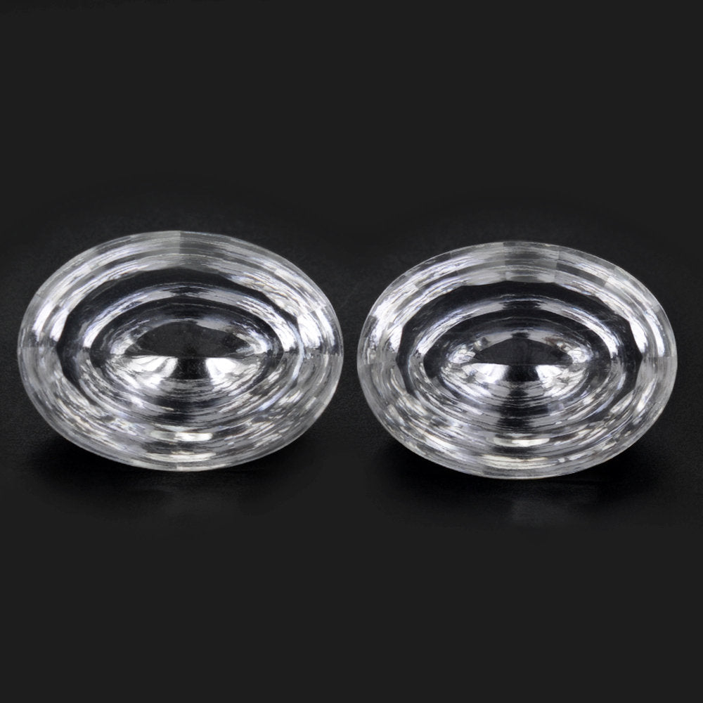 CRYSTAL SWIRL CUT OVAL 16X12MM 8.15 Cts.