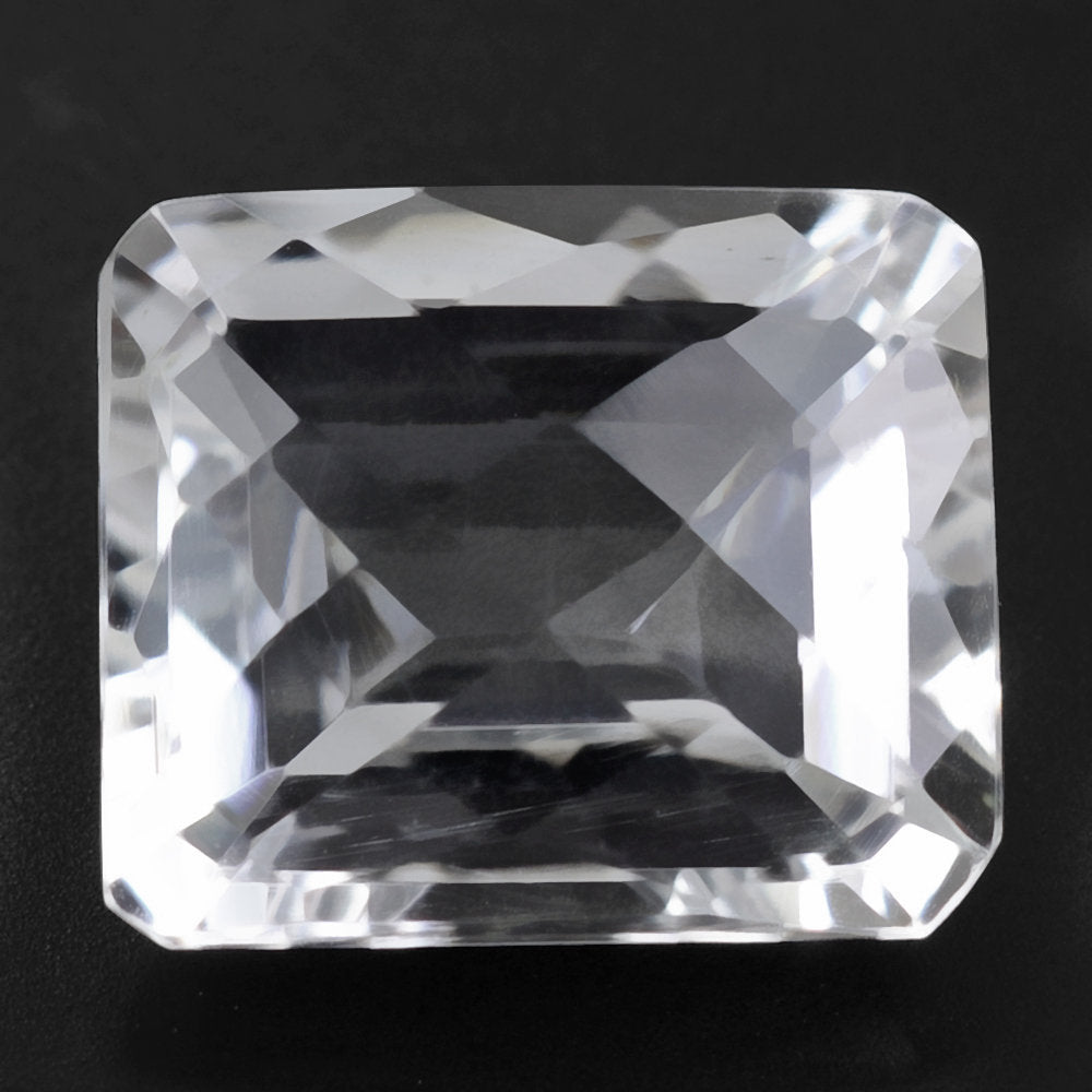 CRYSTAL CHECKER CUT OCTAGON 14X12MM 8.93 Cts.