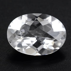 CRYSTAL CHECKER CUT OVAL 14X10MM 4.70 Cts.