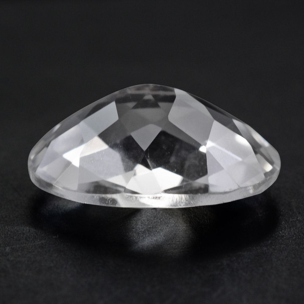 CRYSTAL CHECKER CUT OVAL 14X10MM 4.70 Cts.