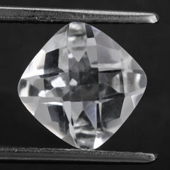 CRYSTAL CHECKER CUT CUSHION 9MM 2.76 Cts.