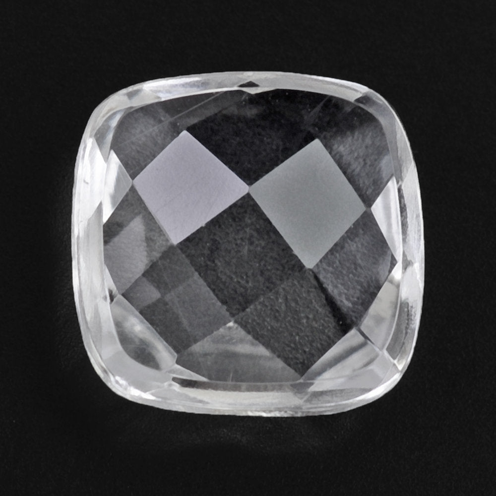 CRYSTAL CHECKER CUSHION CAB 10MM 2.81 Cts.